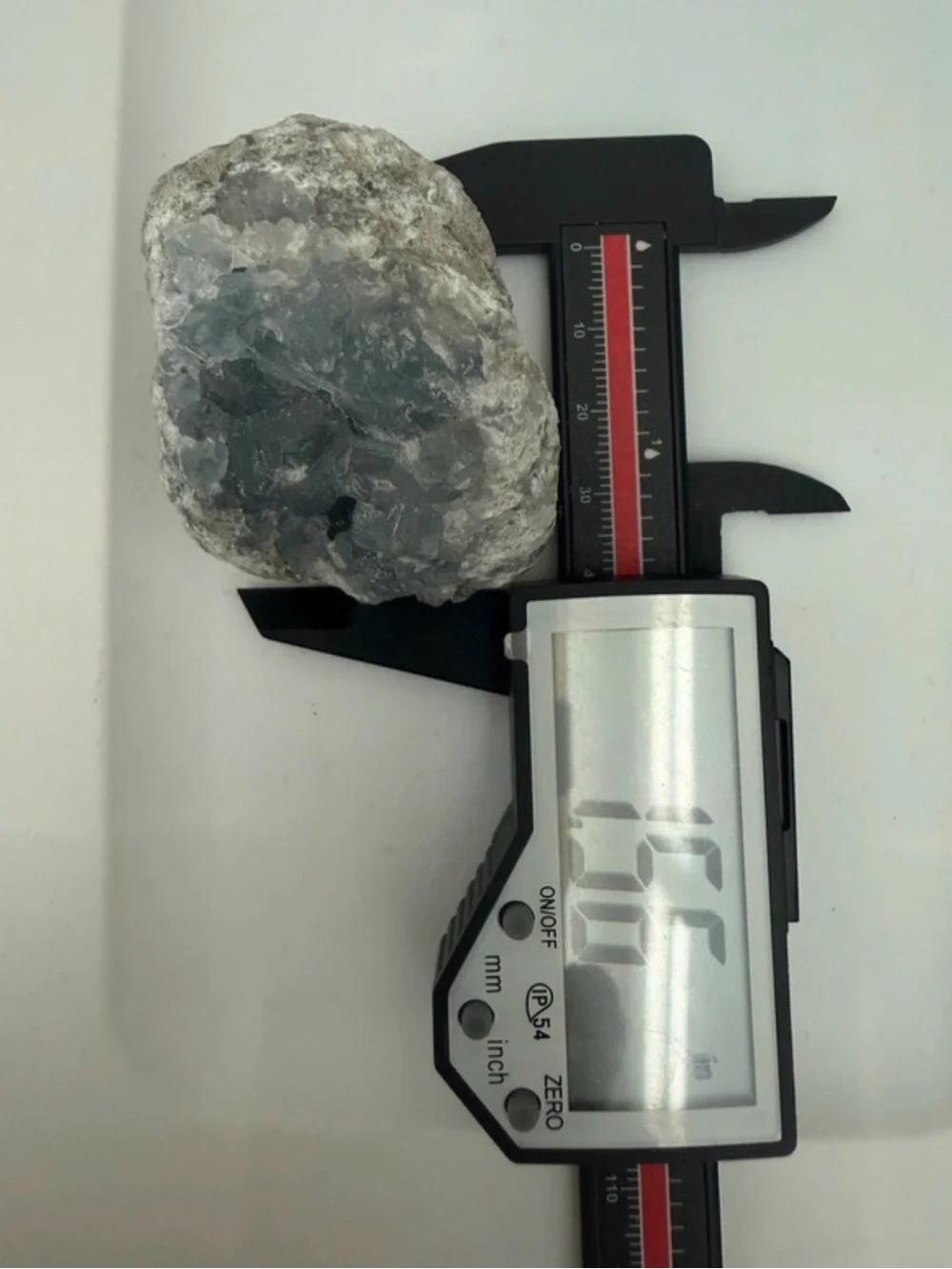 Raw Blue Celestite Geode Cluster Specimen Madagascar Deep Pocket